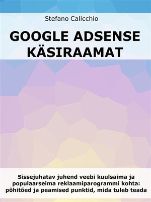 cover image of Google Adsense käsiraamat